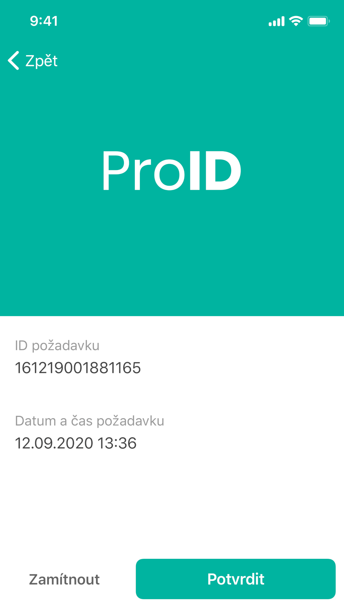 ProID Mobile - Dvoufaktorová autentizace a přihlášení mobilem – ProID